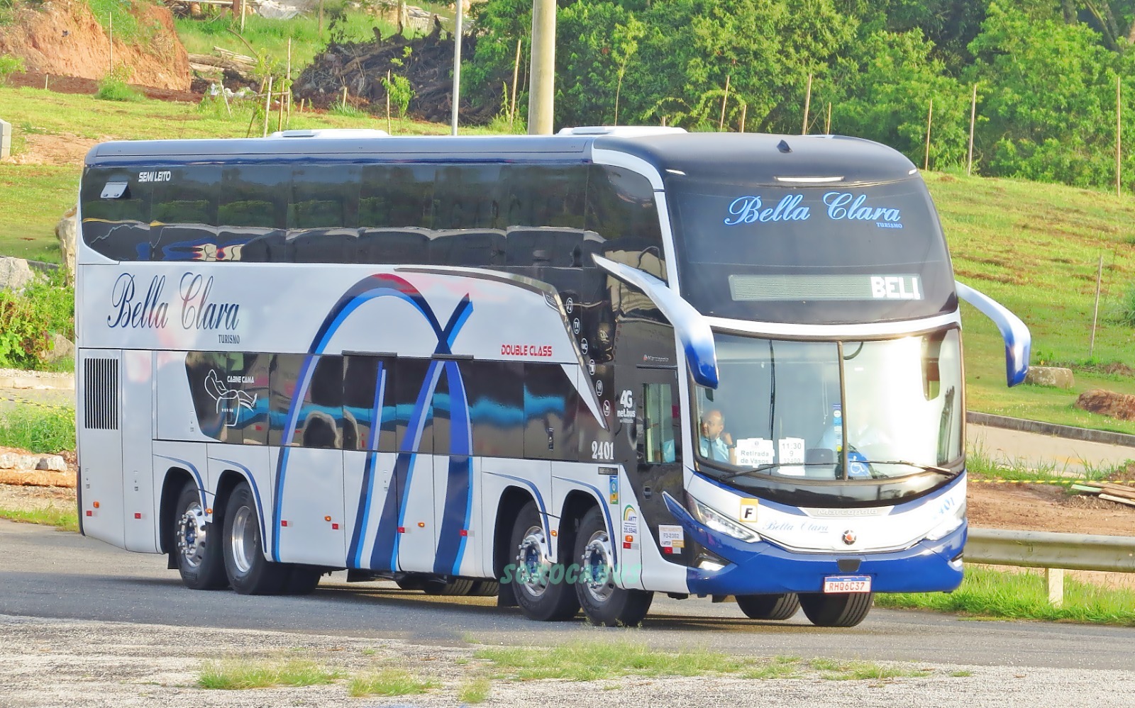 Double Decker 56 Lugares — Cabine Cama
